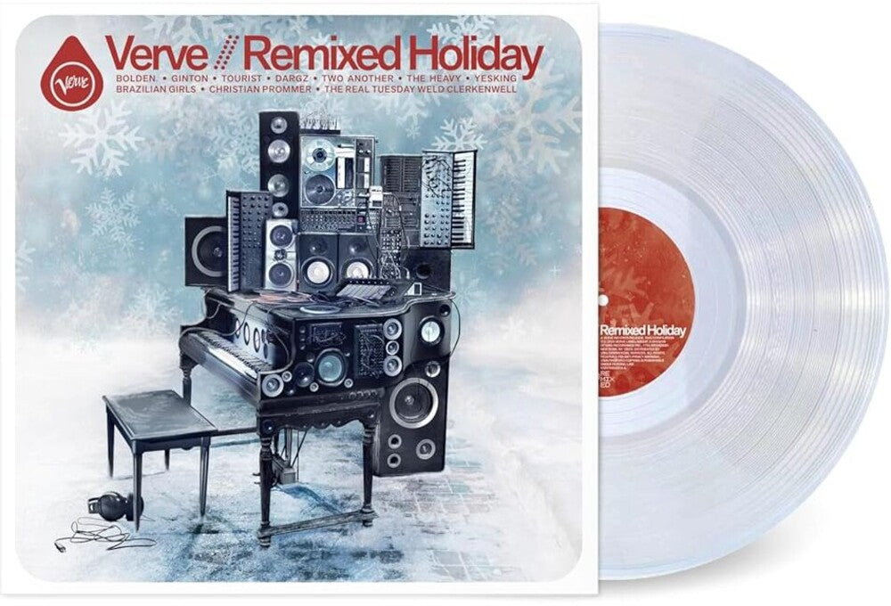 the album cover for Various Artists - Verve Remixed Holiday (crystal Clear Vinyl)