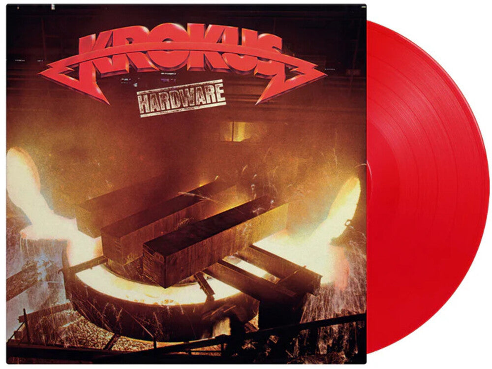 the album cover for Krokus - Hardware [Colored Vinyl] [Limited Edition] [180 Gram] (Red) (Hol)