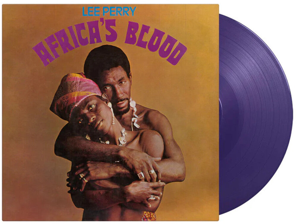 the album cover for Lee Perry - Africa's Blood [Colored Vinyl] [Limited Edition] [180 Gram] (Purp) (Hol)