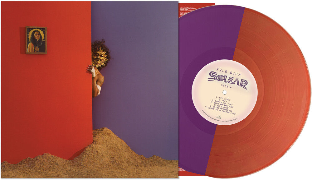 the album cover for Kyle Dion - Soular [Orchid/Apricot Colored Vinyl]