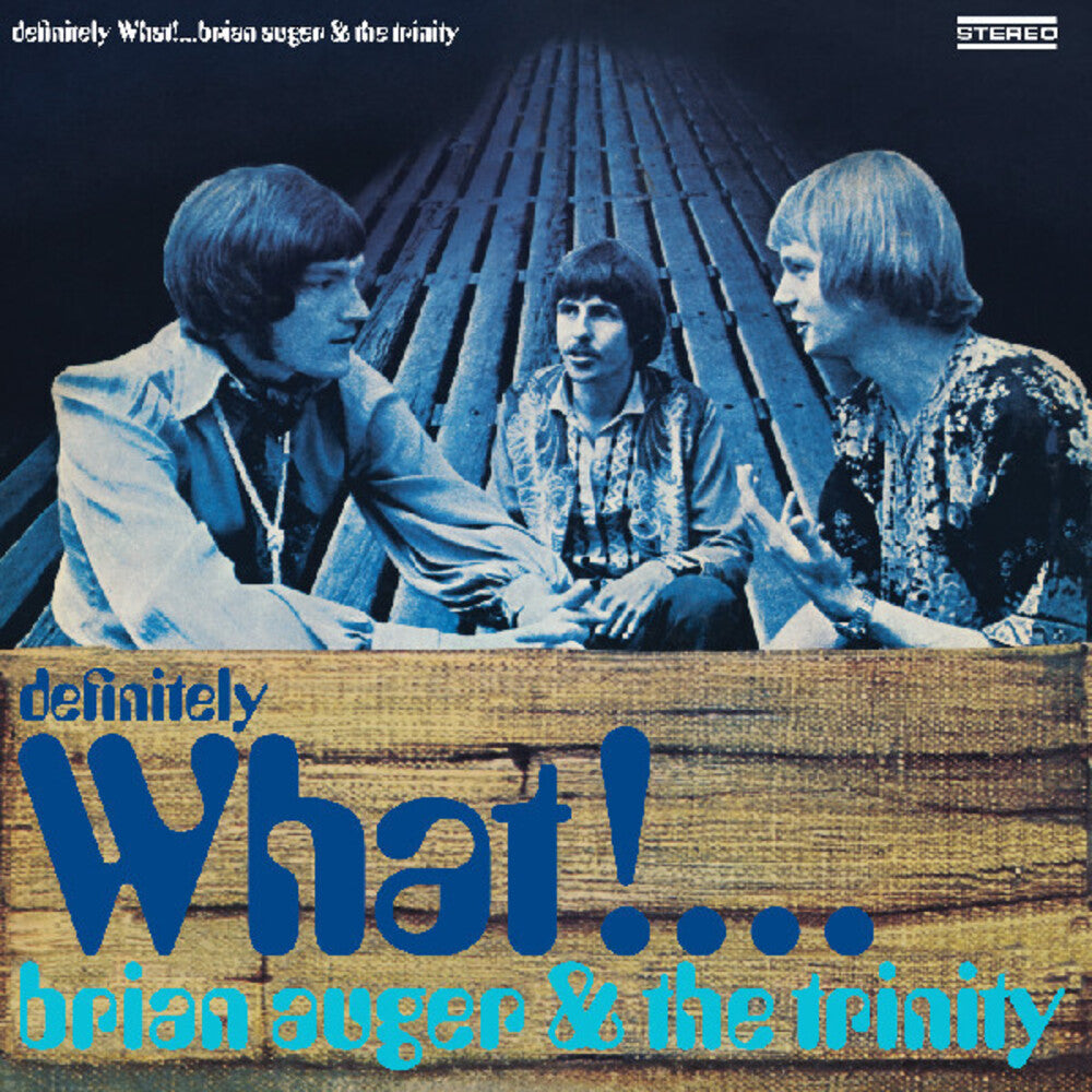 the album cover for Brian Auger  / Trinity - Definitely What