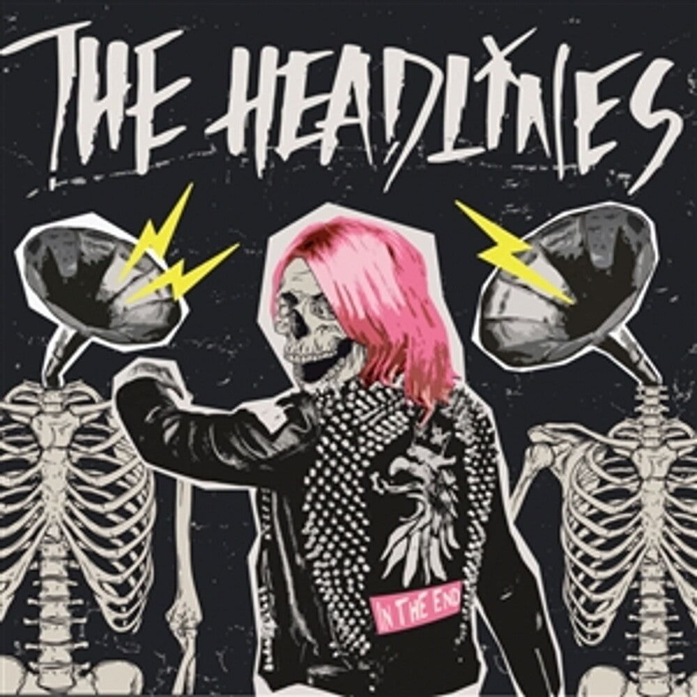 the album cover for Headlines - In The End - Yellow/Gold Marbled (Bonus Track)