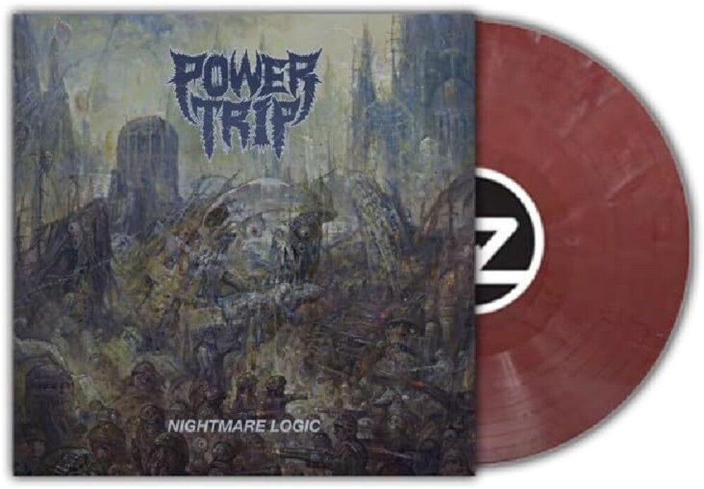 the album cover for Power Trip - Nightmare Logic [Colored Vinyl] (Red) (Uk)