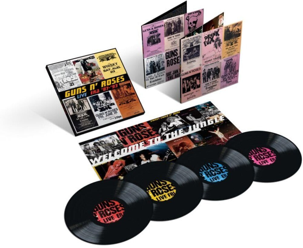 the album cover for Guns N' Roses - Live Era '87 - '93 [4LP Deluxe]