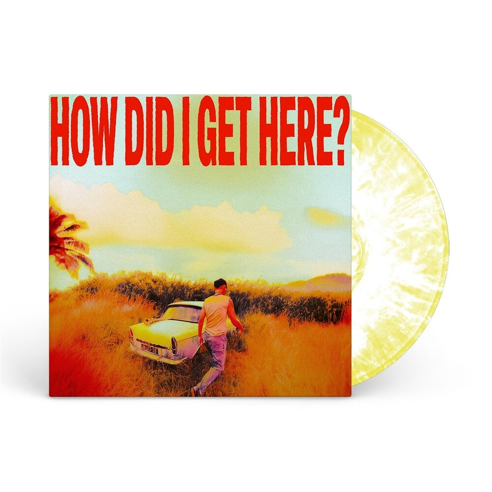 the album cover for Louis Tomlinson - How Did I Get Here? [Indie Exclusive White & Yellow Marble Vinyl]