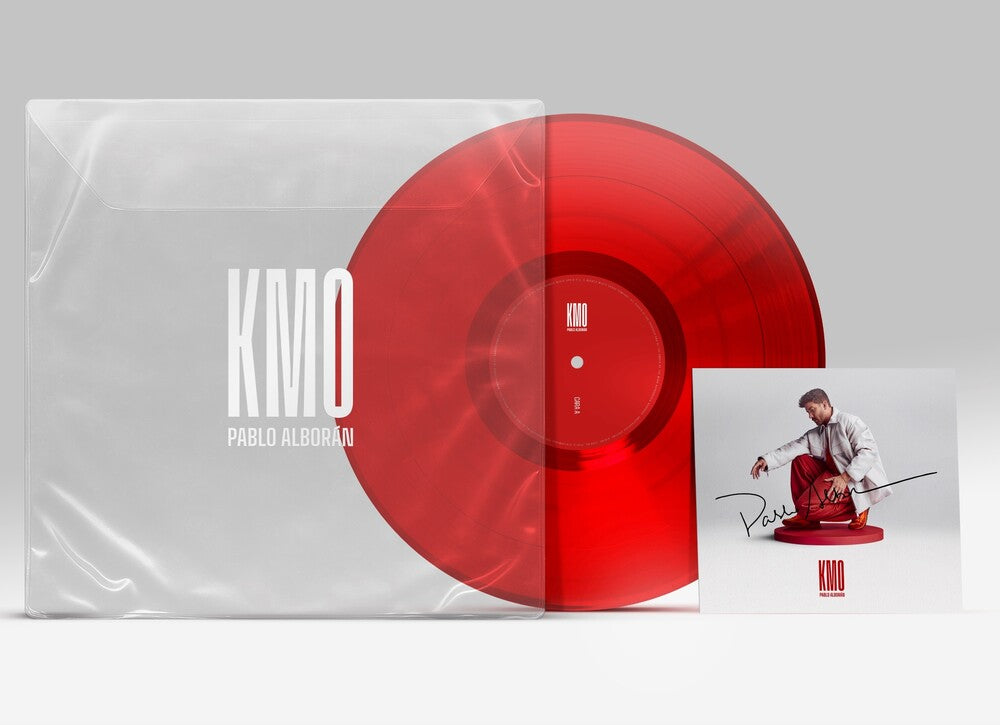 the album cover for Pablo Alboran - Km0 [Red Colored Vinyl]