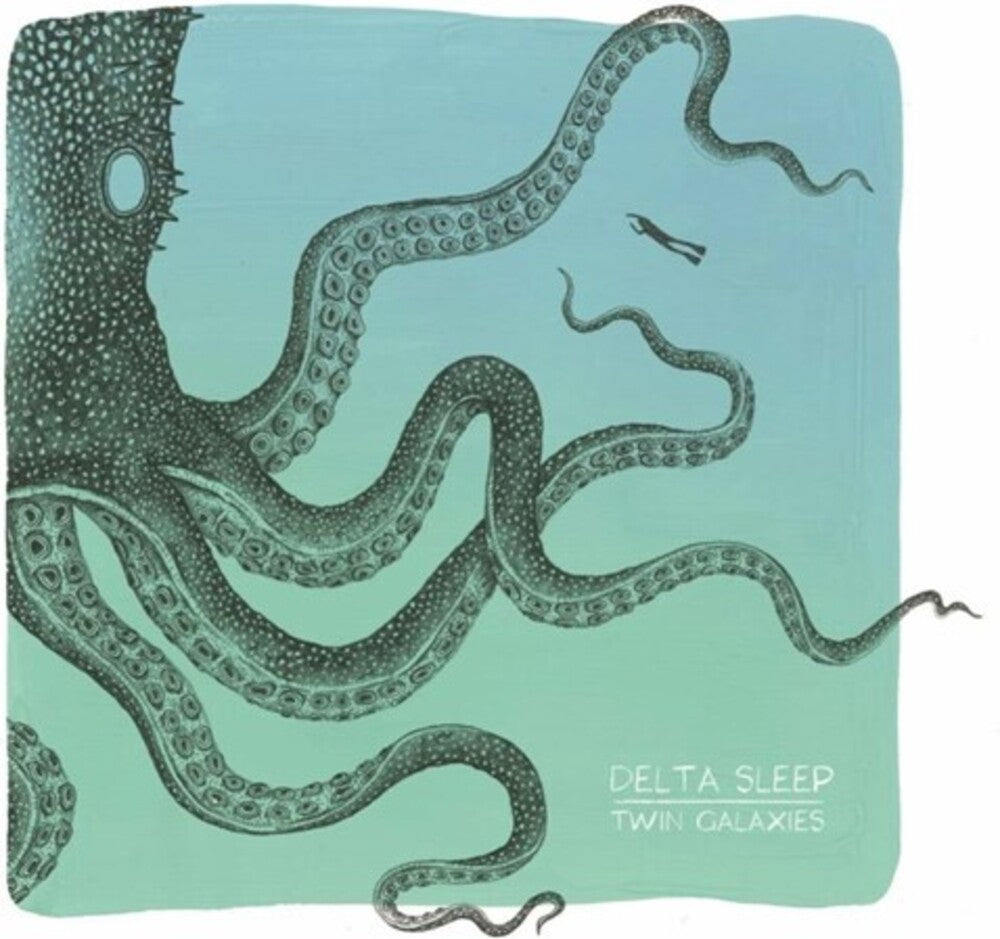the album cover for Delta Sleep - Twin Galaxies: 10 Year Anniversary (Blue) [Colored Vinyl]