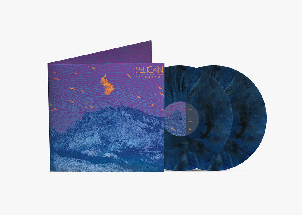 the album cover for Pelican - Flickering Resonance - Blue (Blue) [Colored Vinyl]