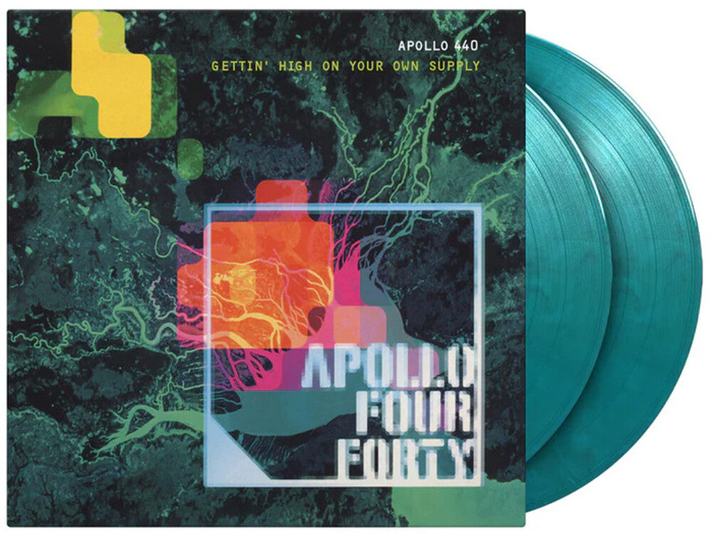 the album cover for Apollo 440 - Gettin High On Your Own Supply [Colored Vinyl] (Grn) [Limited Edition]