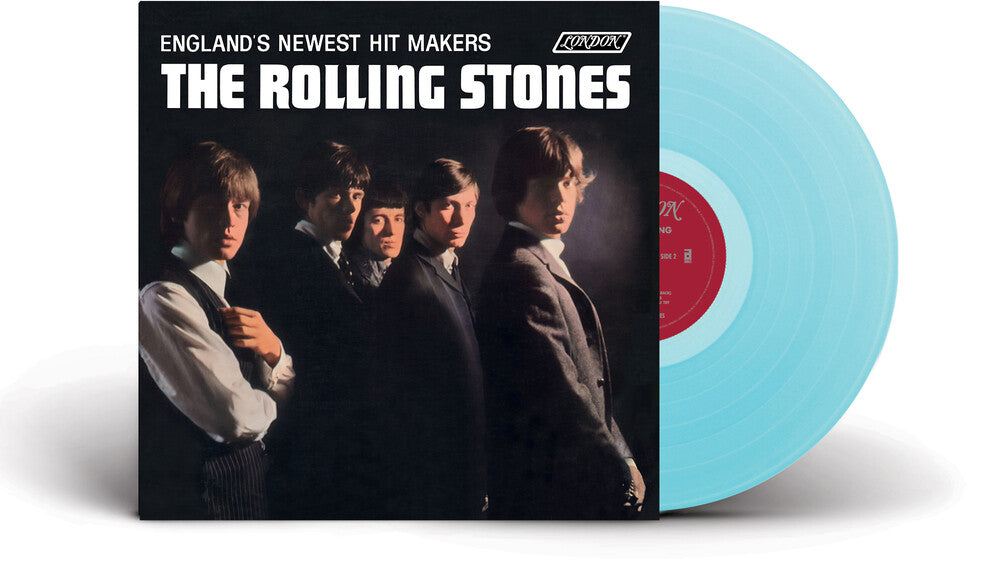 the album cover for The Rolling Stones - England's Newest Hit Makers [Colored Vinyl] [180 Gram] (Teal)