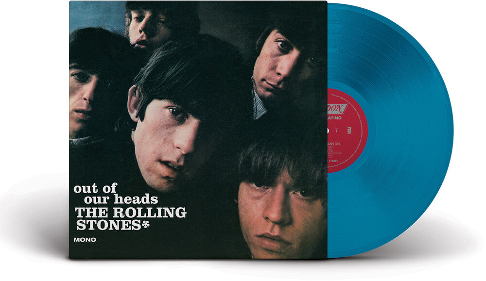 the album cover for The Rolling Stones - Out Of Our Heads (Us) [Colored Vinyl] [180 Gram] (Teal)