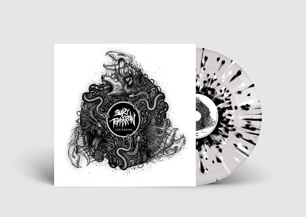 the album cover for Bury Tomorrow - Earthbound [Clear Splatter Vinyl] (Reissue)