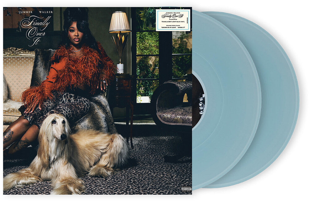 the album cover for Summer Walker - Finally Over It [Translucent Light Blue]