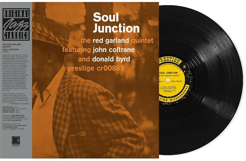 the album cover for The Red Garland Quintet - Soul Junction (Original Jazz Classics Series)  -  [180g LP]