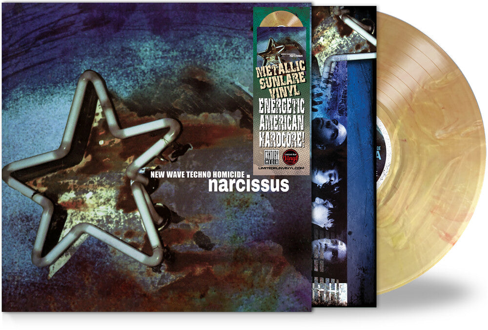 the album cover for NARCISSUS - New Wave Techno Homicide (25th Anniversary) [Colored Vinyl]