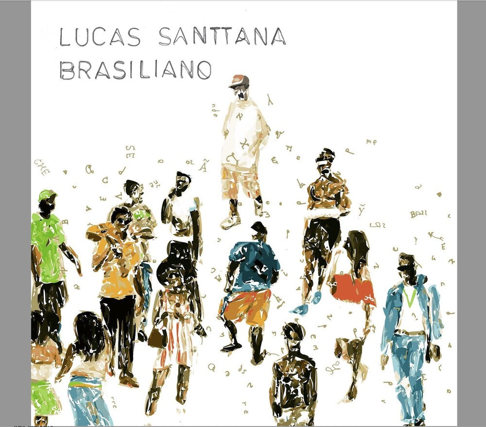 the album cover for Lucas Santtana - Brasiliana