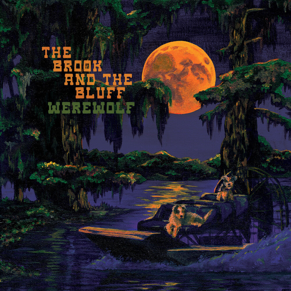 the album cover for Brook & The Bluff - Werewolf [Indie Exclusive Blue]