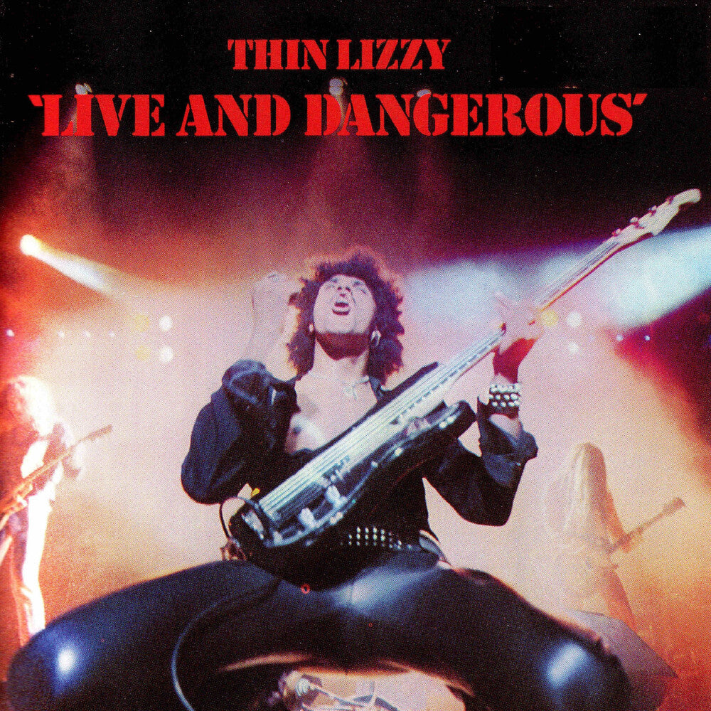 the album cover for Thin Lizzy - Live And Dangerous [180 Gram Colored Vinyl]