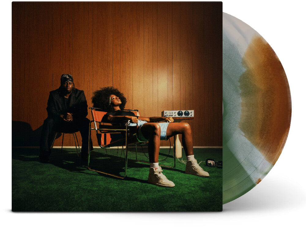 the album cover for Blk Odyssy - Mood Control [Green/Brown/White]