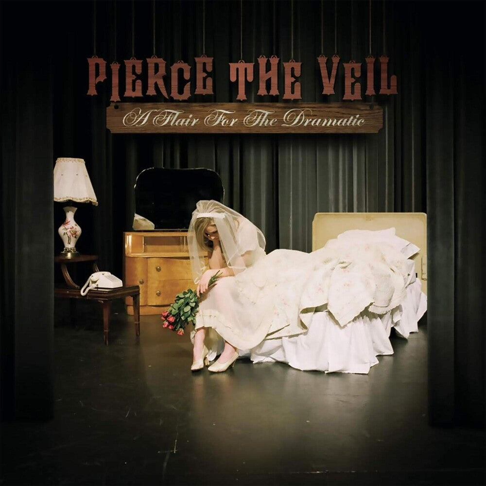 the album cover for Pierce The Veil - Flair For The Dramatic [White]