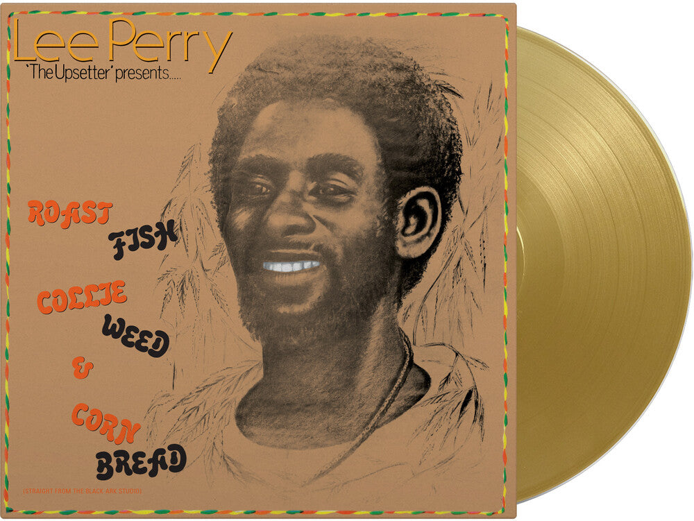 the album cover for Lee Perry - Roast Fish Collie Weed & Cornbread [Colored Vinyl] (Gol)