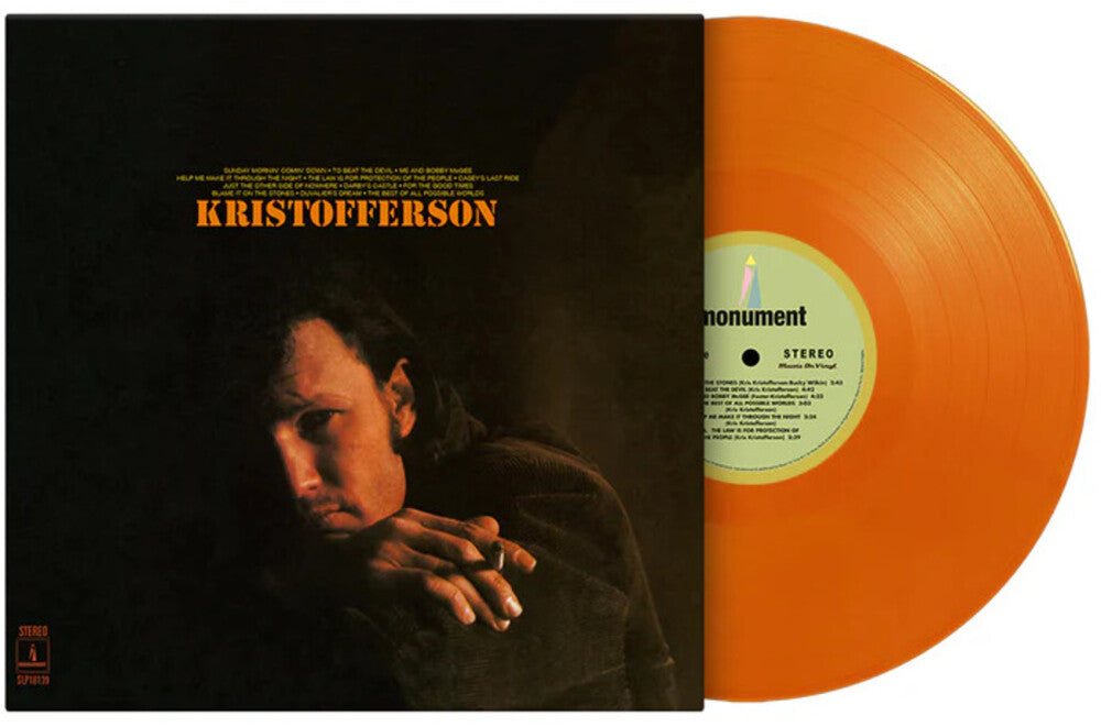 the album cover for Kris Kristofferson - Kristofferson [180 Gram Orange]