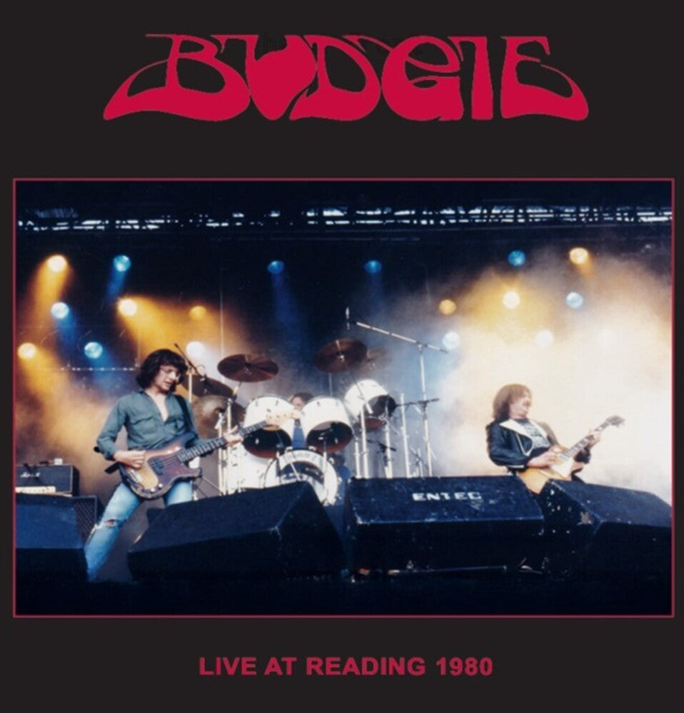 the album cover for Budgie - Live In Reading 1980 (Uk)