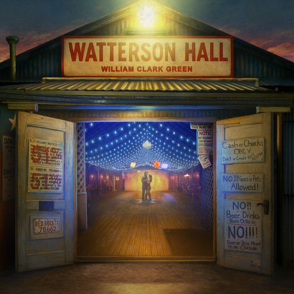 the album cover for William Clark Green - Watterson Hall [Indie Exclusive Orange]
