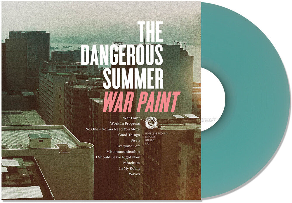 the album cover for Dangerous Summer - War Paint [Blue]