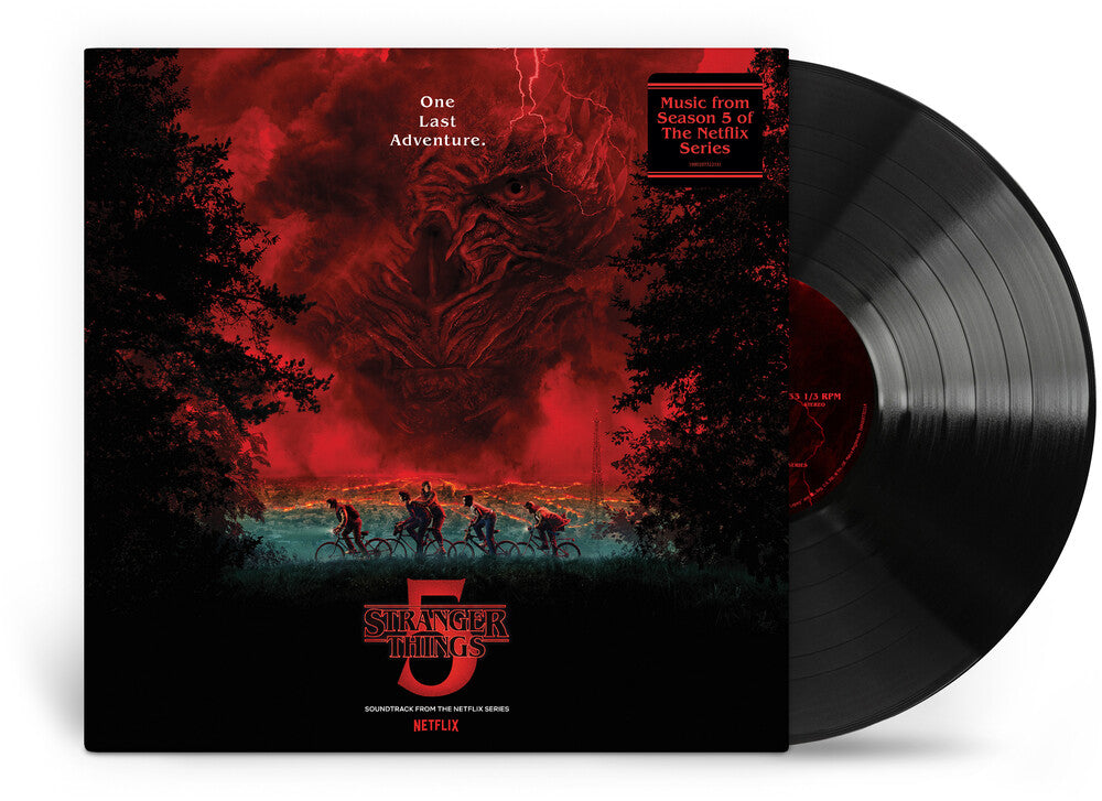 the album cover for Various Artists - Stranger Things: Soundtrack Netflix Season 5