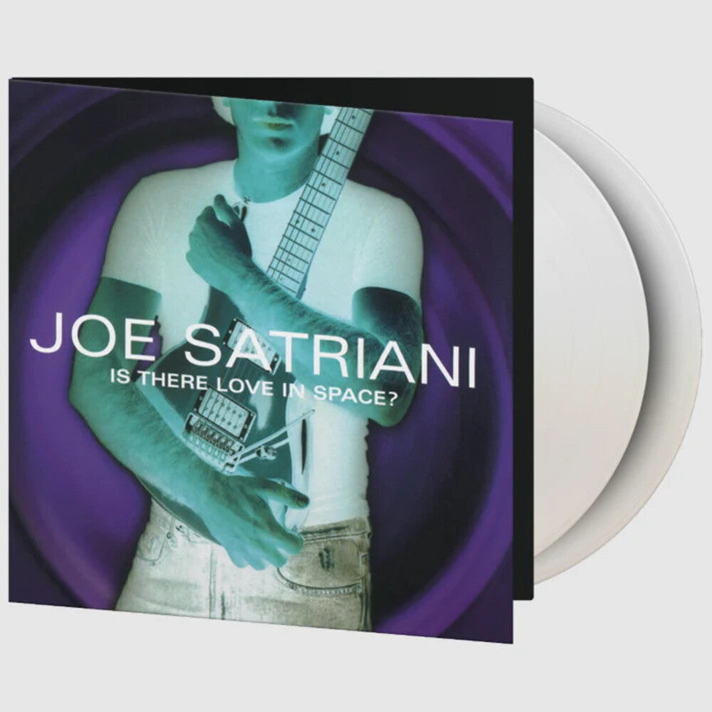 the album cover for Joe Satriani - Is There Love In Space [180 Gram White]