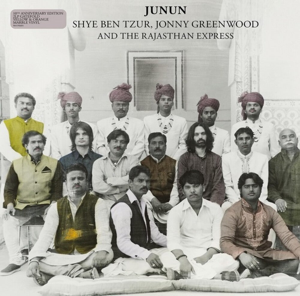 the album cover for Ben-Shye Tzur  / Greenwood,Jonny / Rajasthan Expres - Junjun [Colored Vinyl]