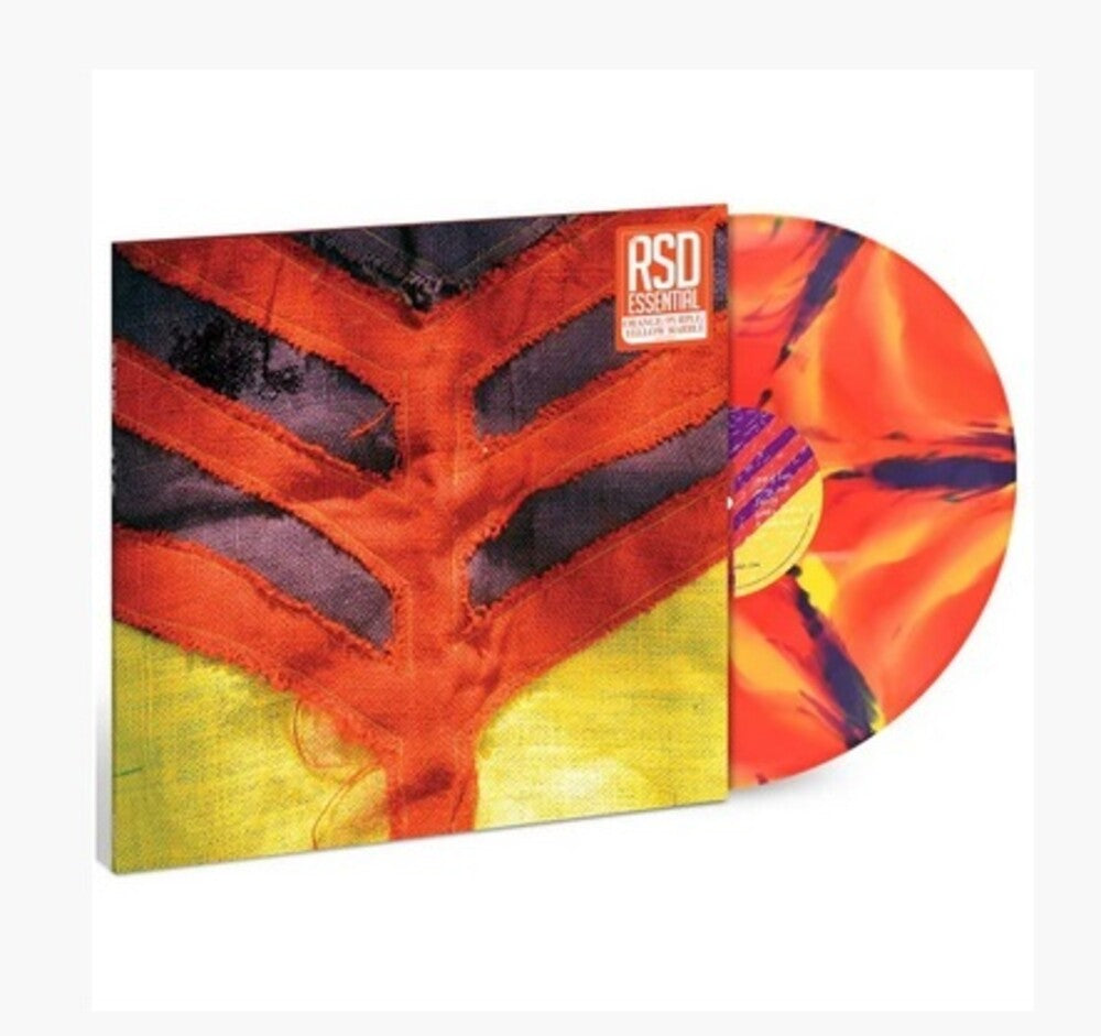 the album cover for Yeah Yeah Yeahs - Show Your Bones [RSD Essentials Orange, Yellow & Purple Marble]