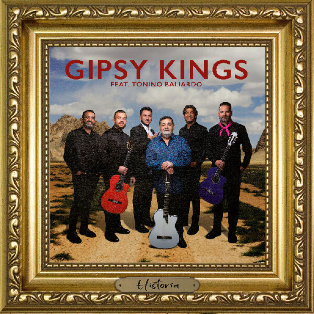 the album cover for Gipsy Kings / Tonino Baliardo - Historia [Marble]