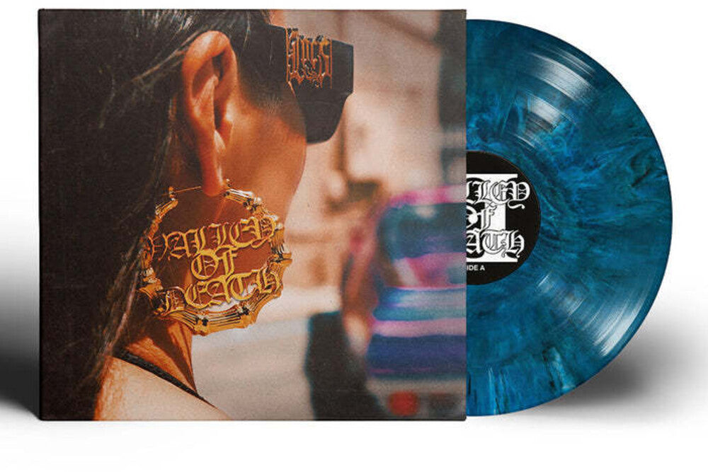 the album cover for Lionheart - Valley Of Death Ii (Blk) (Blue) [Colored Vinyl] [Limited Edition] (Wht)