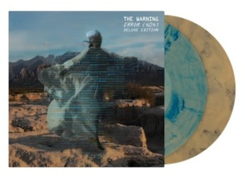 the album cover for The Warning - ERROR (404) - Deluxe Edition [Custard/Black Wave/Coastal Blue]