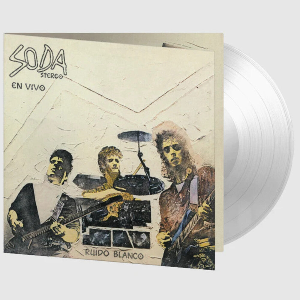 the album cover for Soda Stereo - Ruido Blanco: En Vivo [Clear Vinyl] [Limited Edition] [180 Gram] (Hol)