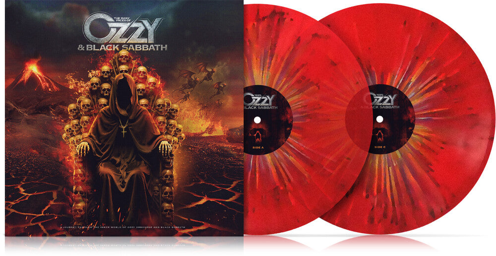 the album cover for Various Artists - The Many Faces Of Ozzy & Black Sabbath [Red]
