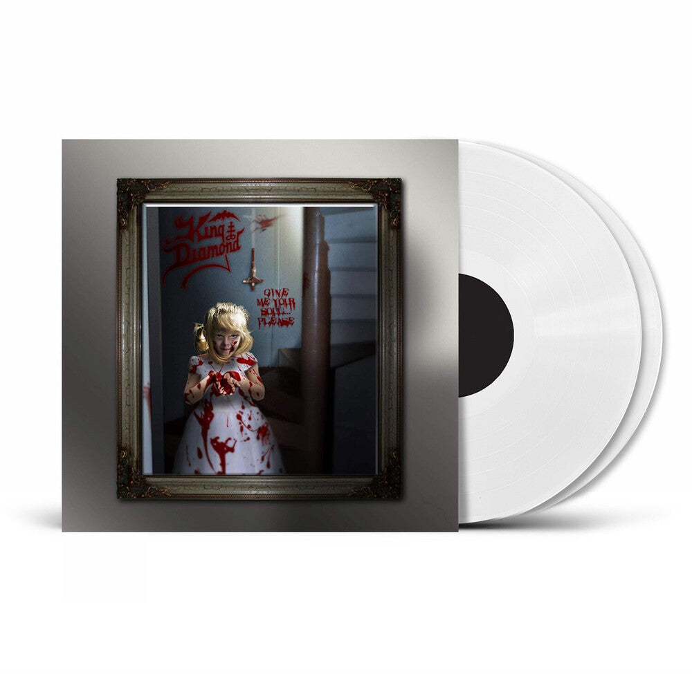 the album cover for King Diamond - Give Me Your Soul Please - Uk Exclusive White (Uk)