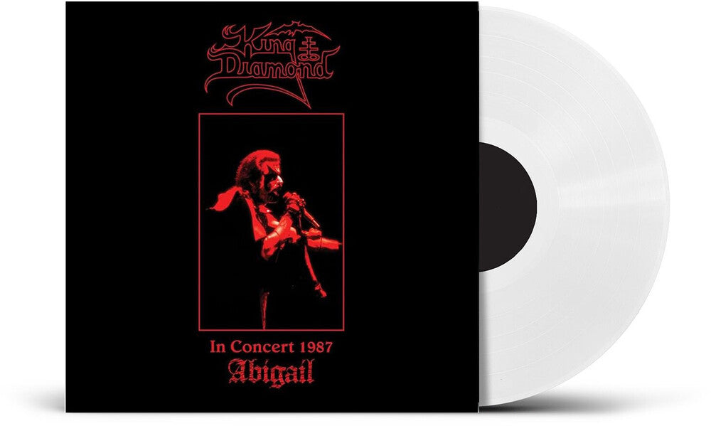 the album cover for King Diamond - In Concert 1987 - Abigail - Uk Exclusive White