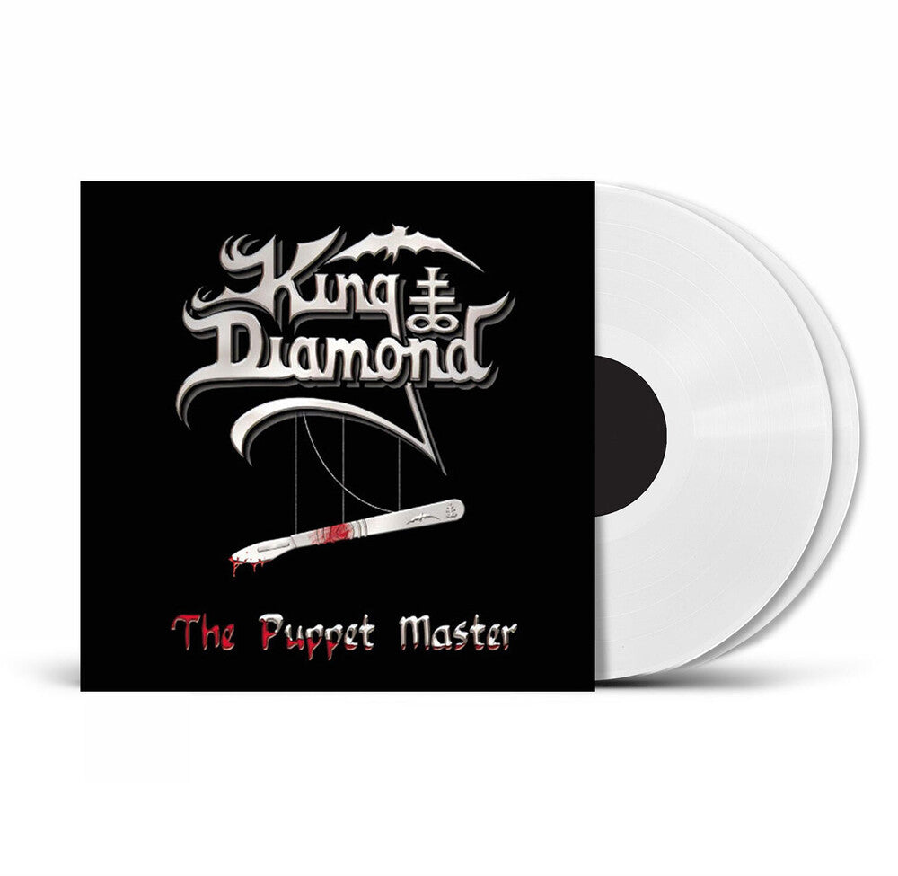 the album cover for King Diamond - Puppet Master - Uk Exclusive White Vinyl [Colored Vinyl]