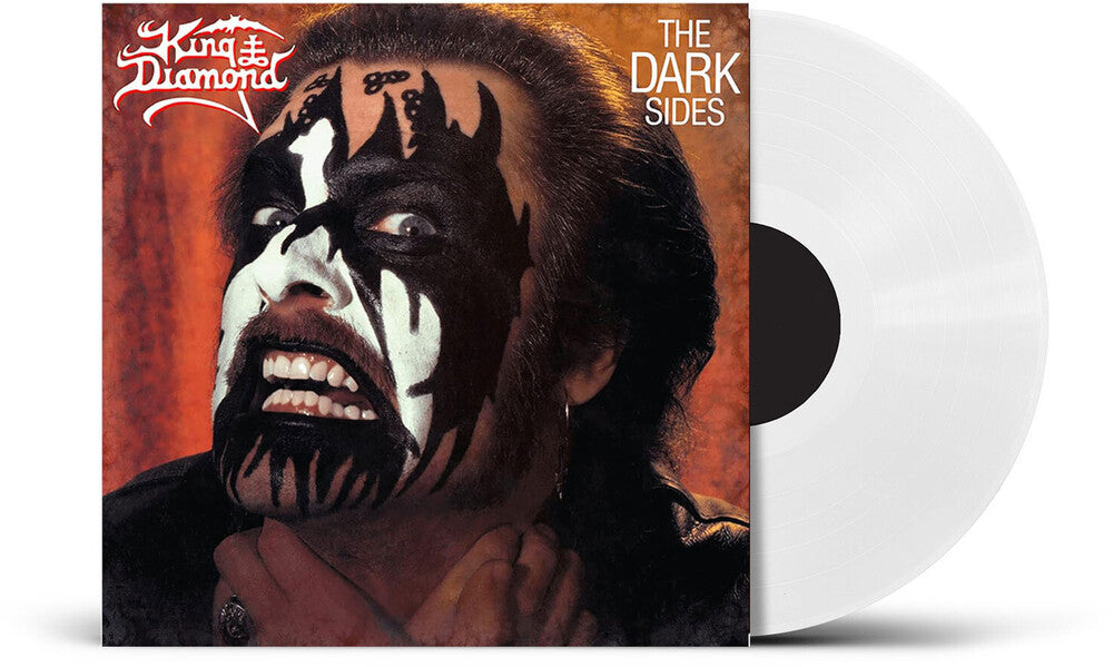 the album cover for King Diamond - Dark Sides - Uk Exclusive White Vinyl [Colored Vinyl] (Wht)