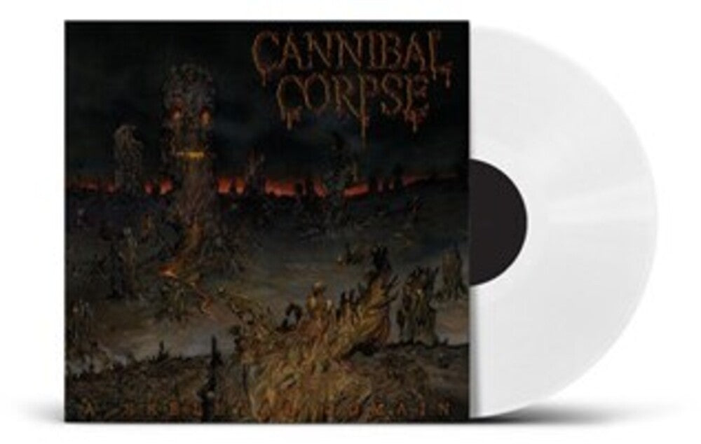 the album cover for Cannibal Corpse - Skeletal Domain - Uk Exclusive White Vinyl [Colored Vinyl]