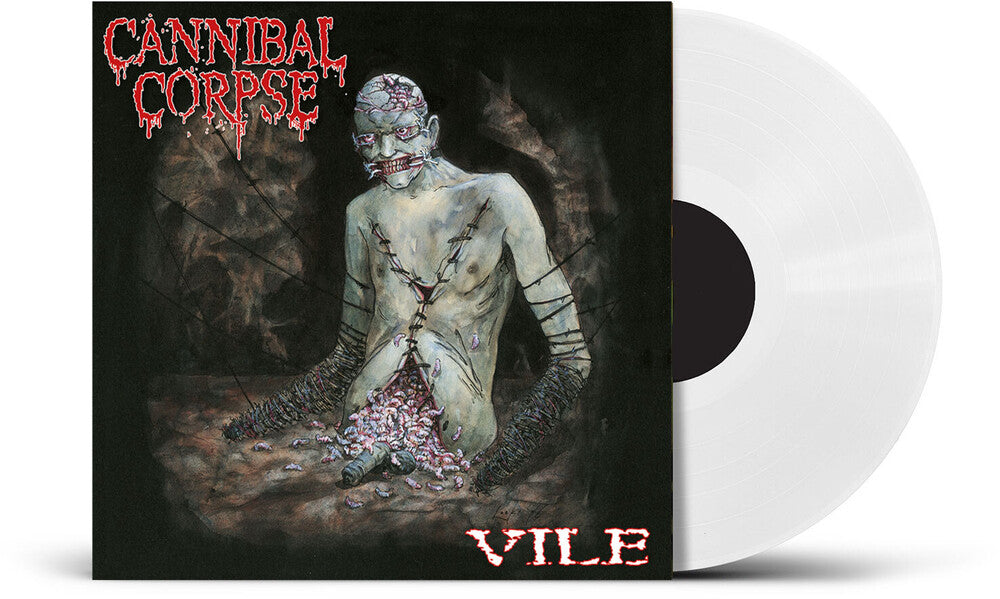 the album cover for Cannibal Corpse - Vile - Uk Exclusive White Vinyl [Colored Vinyl] (Wht) (Uk)