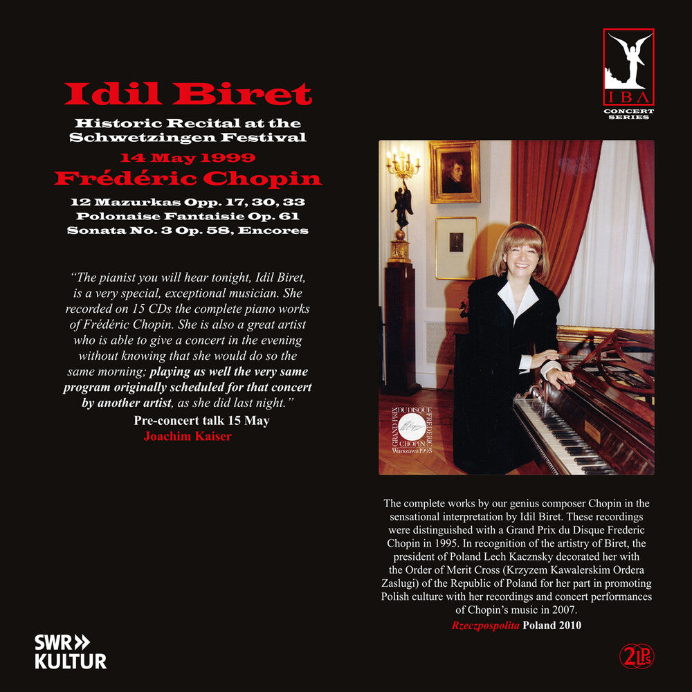 the album cover for Idil Biret - Idil Biret At Schwetzingen Festival 14 May 1999