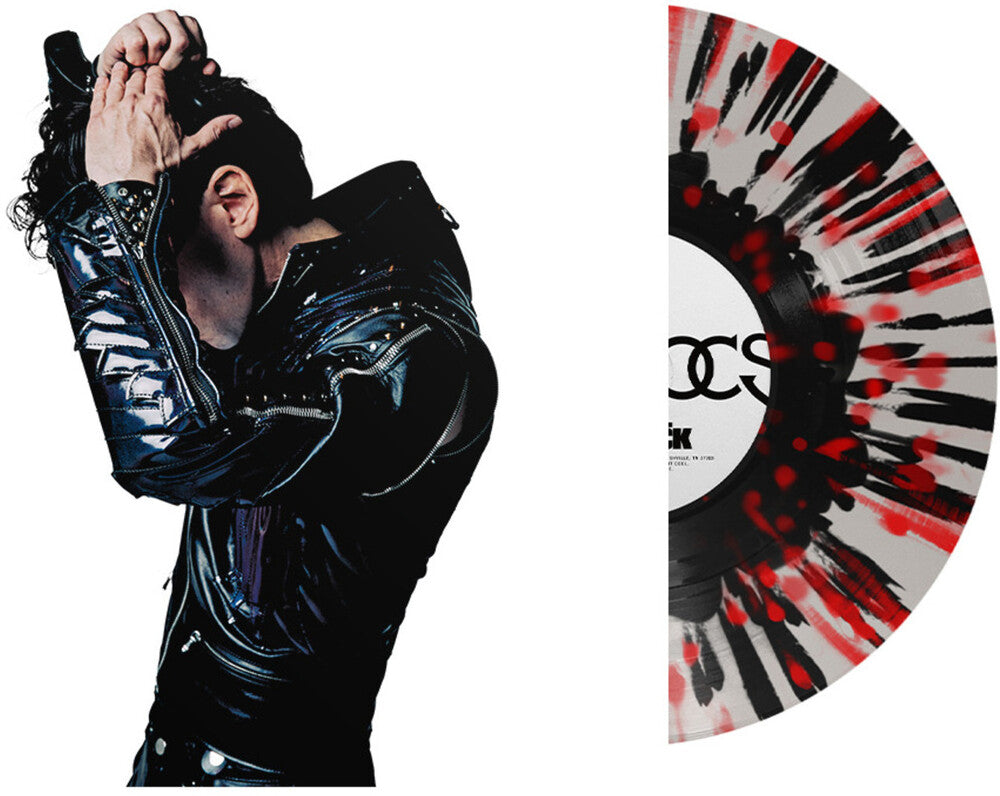 the album cover for Des Rocs - To Hell and Back [Indie Exclusive Black in Cloudy Clear w/ Black + Red Splatter]