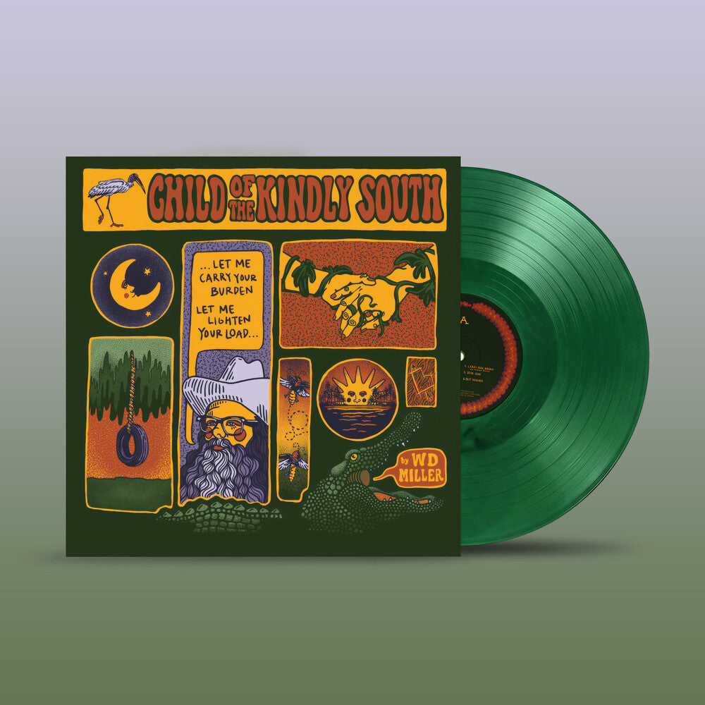 the album cover for W Miller .D. - Child Of The Kindly South [Green]