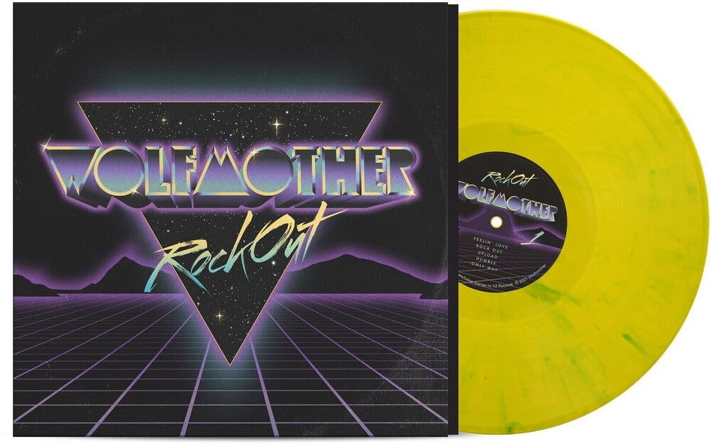 the album cover for Wolfmother - Rock Out [Indie Exclusive Colored 180 Gram Vinyl]