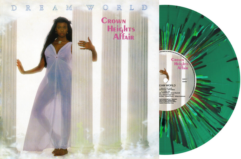 the album cover for Crown Heights Affair - Dream World - Splatter Vinyl [Colored Vinyl] (Spla) (Fra)