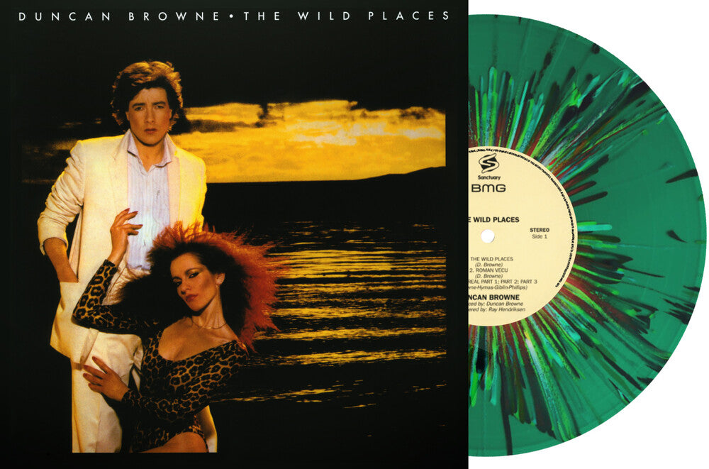 the album cover for Duncan Browne - Wild Places - Splatter Vinyl [Colored Vinyl] (Spla) (Fra)